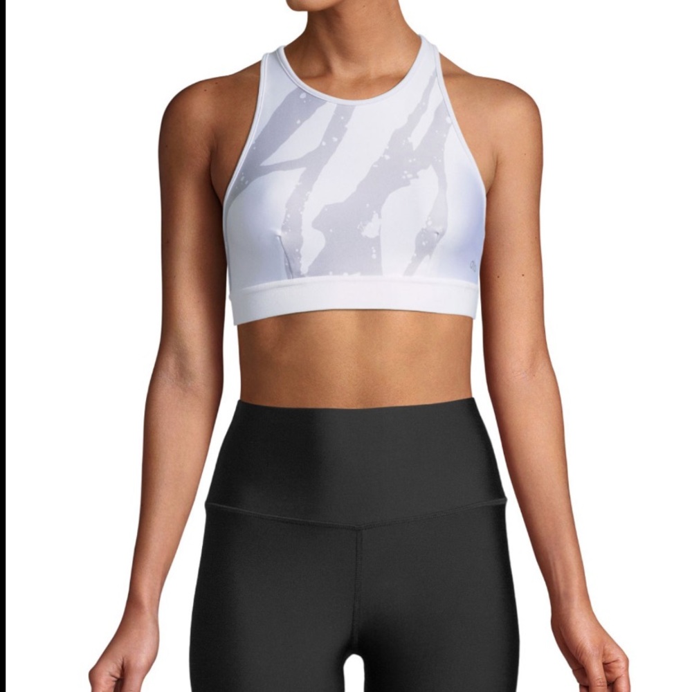 Alo Yoga Incline Bra White Zuma Size Small